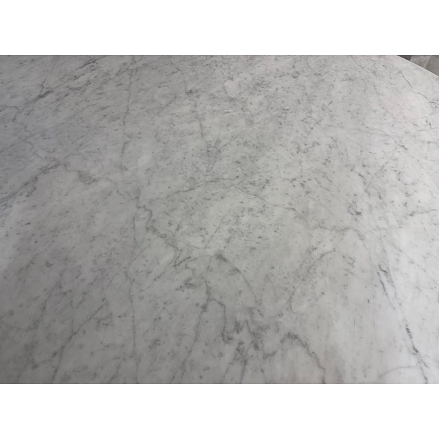 Rh Aero Stone Round Dining Table For Sale - Image 9 of 18