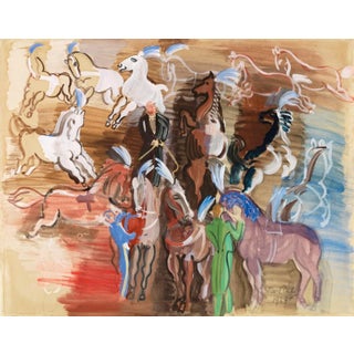 Raoul Dufy Chevaux De Cirque Giclee LTD Edition For Sale