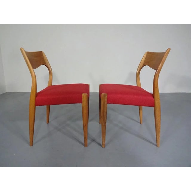 Set of Danish Oak Dining Chairs, 1960s For Sale - Image 13 of 17