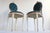 Wooden Chairs in Blue Velvet, Italy, 1960, Set of 12 For Sale - Image 10 of 13
