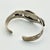 1950s Vintage Southwestern American Navajo Bell Trading Co. Sterling Cuff Bracelet. For Sale - Image 10 of 13