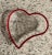 Vintage Crystal Glass Heart Dish or Bowl From Germany, 7.5” Wide For Sale - Image 4 of 7