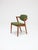 Model 42 Dining Chairs in Teak and Green Fabric by Kai Kristiansen for Schou Andersen, Denmark, 1960s, Set of 6 For Sale - Image 4 of 15