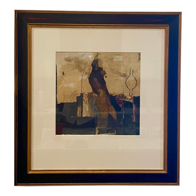 1990s Figure Painting by Tl Lange, Framed For Sale