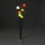 Italian mid-century modern colored glass, marble brass and metal floor lamp Alberello by Stilnovo, 1950s Alberello floor...