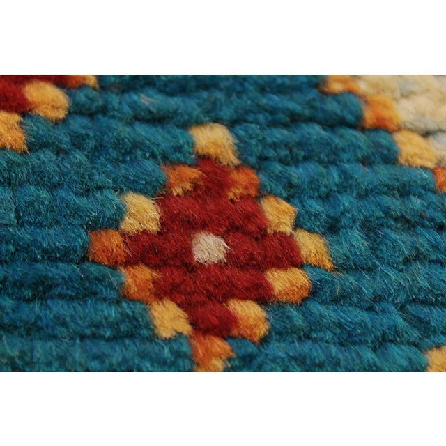 Textile Bohemian Balochi Christop Hand Knotted Wool Rug - 4'9'' X 6'5'' For Sale - Image 7 of 10