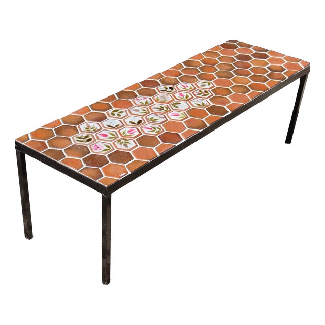 Ceramic Coffee Table by Roger Capron, 1950s For Sale