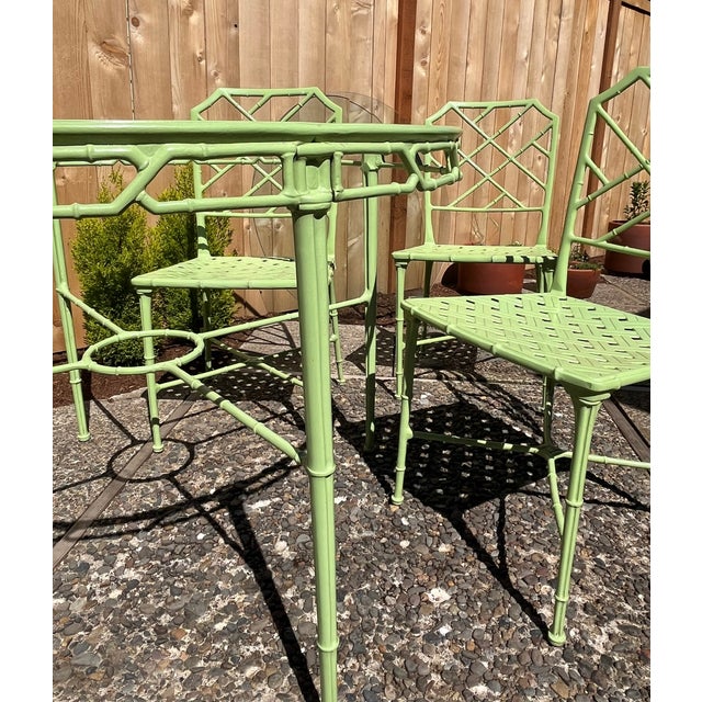 An iconic example of the Hall Bradley for Brown Jordan Mid-Century Hollywood Regency design. The Calcutta Collection is...