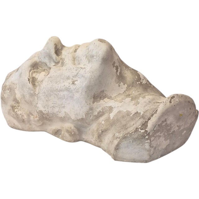 1900 - 1909 Antique Artist’s Plaster Portrait Head For Sale - Image 5 of 7