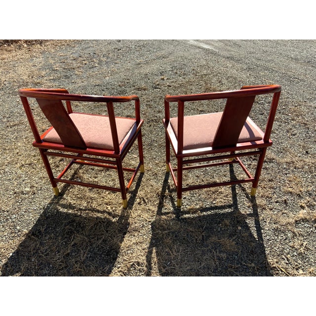 Late 20th Century Late 20th Century Brueton, Stanley J. Friedman Tsu Chair, Pair For Sale - Image 5 of 12