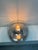 Space Age Glass and Chrome Dome Table Lamp from VeArt, 1970s For Sale - Image 6 of 8