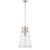 Thomas O'Brien for Visual Comfort Signature Robinson Large Pendant in Polished Nickel with Clear Glass For Sale