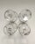 Glass 1960s Platinum Rimmed Footed Water Glasses - Set of 4 For Sale - Image 7 of 11