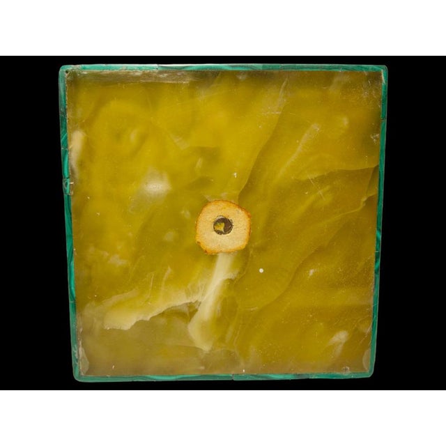 Sculpture of Venus, 20th Century, Silver on Malachite Base For Sale - Image 10 of 14