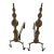 Antique Brass Andirons- a Pair For Sale