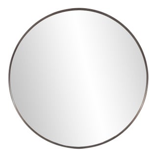 Steele Brass Round Mirror For Sale