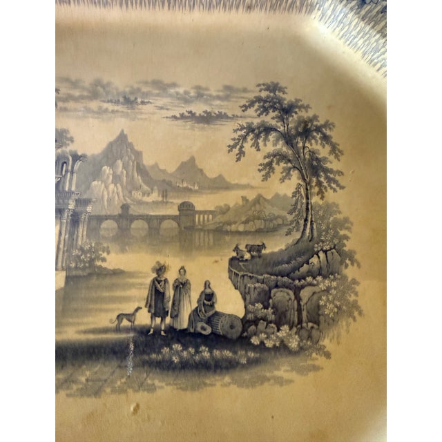 Mid 19th Century Corinth Ironstone Extra Large Platter by James Edwards For Sale - Image 4 of 12