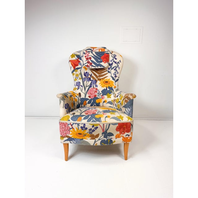 Carl Malmsten "Farmor" Lounge Chair For Sale - Image 9 of 9