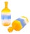 Polychrome Murano Glass Bottles from Manifattura Di Murano, 1980s, Set of 2 For Sale
