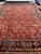 DEEP Coral Watermelon Fine Antique Mahal Aubergine Rug 9 x 12.2 For Sale - Image 4 of 7