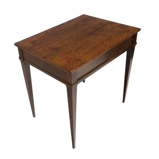 Traditional Regency Style Mahogany Desk or Side Table With Single Drawer For Sale - Image 3 of 4