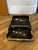Vintage Japanese Black Lacquer Serving Trays For Sale - Image 10 of 12