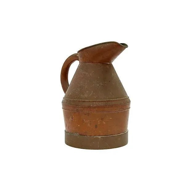 19th Century American Copper / Galvanized Garden Jug For Sale - Image 5 of 5