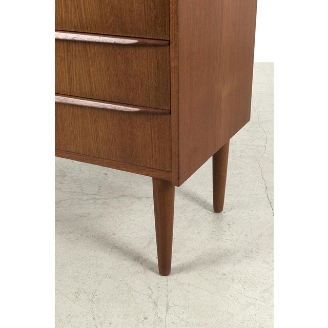 Danish Teak Chest of Drawers For Sale - Image 4 of 11