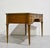 1970s Louis Style Black Leather Top Writing Desk or Vanity For Sale In Chicago - Image 6 of 14