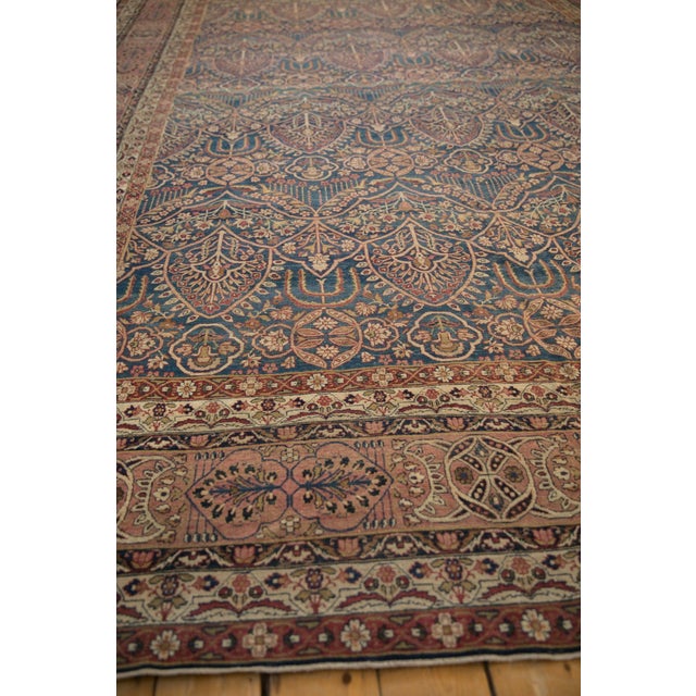 Textile Antique Fine Kerman Carpet - 9'6" x 13'8" For Sale - Image 7 of 14