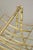 Vintage Hollywood Regency Gold Metal Faux Bamboo 3 Tier Magazine Rack Stand For Sale In Philadelphia - Image 6 of 10