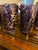 Set of Six Amethyst with Gold Scrollwork Drinking Glasses. 20th Century. Excellent Condition. Five and one-half inches...