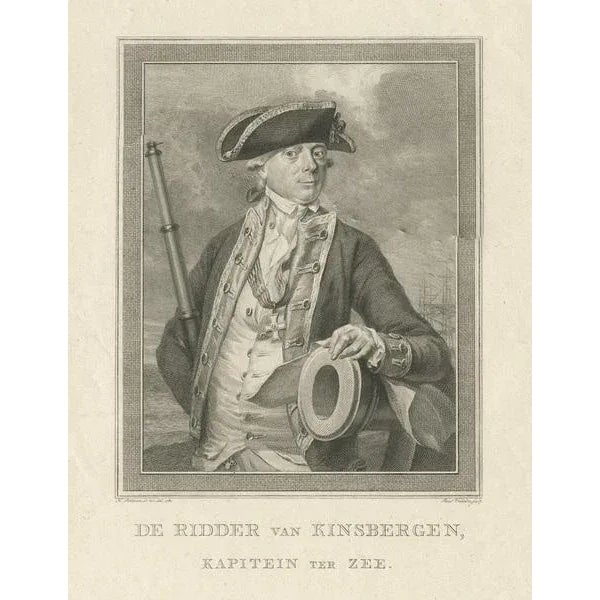 Portrait of Captain Van Kinsbergen, Paper For Sale - Image 5 of 6