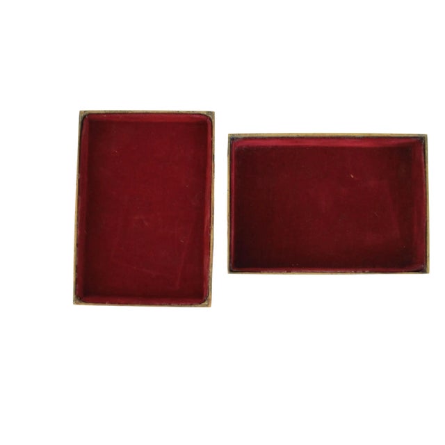 Vintage Brass Trinket Box W/ African Gazelle Figure For Sale In Milwaukee - Image 6 of 8