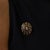 19th Century French Victorian Rose Cut Diamond 18k Yellow Gold Enamel Brooch For Sale - Image 4 of 5