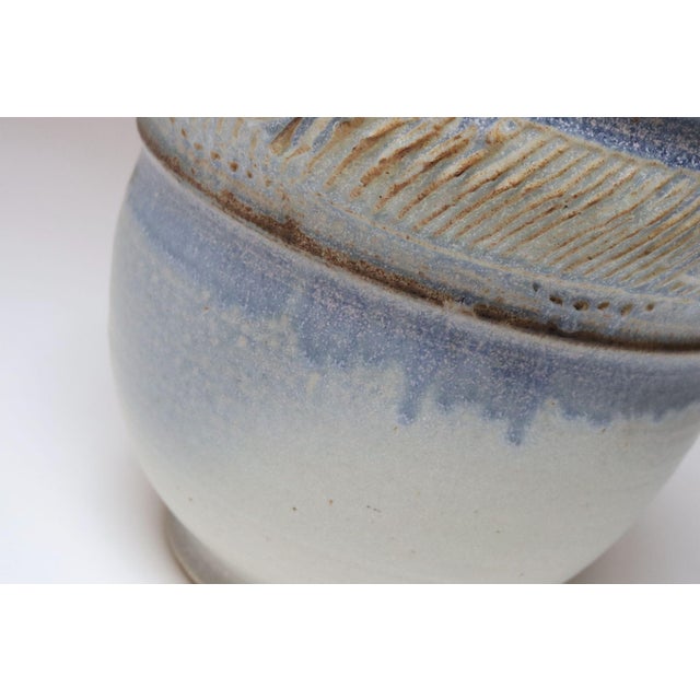 Vintage Studio Pottery Blue Ombré Planter by Deanna Nichols For Sale - Image 15 of 18