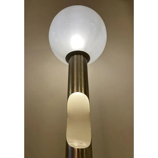 Metal Italian Floor Lamp attributed to Angelo Brotto for Esperia, 1960s For Sale - Image 7 of 10