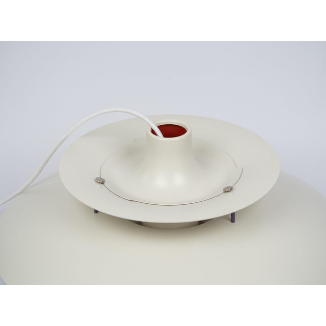 White Vintage Danish PH 5 Lamp by Poul Henningsen for Louis Poulsen, 1980s For Sale - Image 8 of 13