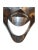 Metal Large Polished Metal Decorative Mask, 1950s For Sale - Image 7 of 8