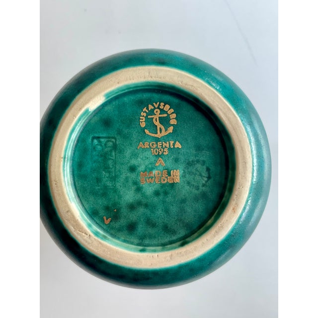 Vintage Ceramic Pieces by Wilhelm Kage for Gustavsberg, 1950s, Set of 3 For Sale - Image 6 of 9