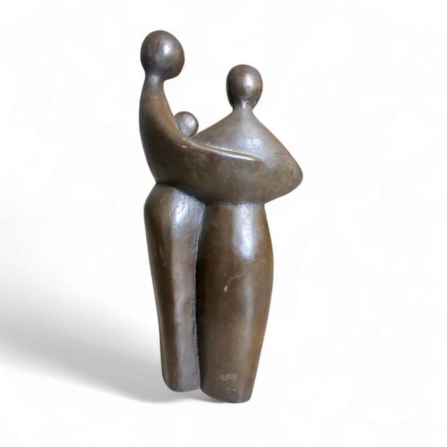Bronze Family with Child Figures, 1960s For Sale - Image 3 of 9
