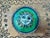 Mexican Mid 20th Century Mexican Copper and Enamel Sun Lion Trinket Box For Sale - Image 3 of 7