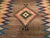 Brown Antique Persian Qashqai Tribal Sofreh Kilim Rug, Handwoven Wool, Geometric Pattern, Brown, 4x4 For Sale - Image 8 of 13