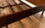 Classic King Size Mahogany Spindle Post Bed by Leighton Hall - Showroom Sample For Sale - Image 13 of 14