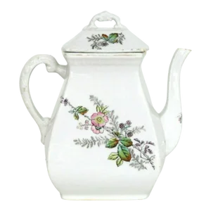 Bridgwood Son England Porcelaine Opaque Coffee Tea Pot