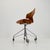 Mid-Century Model 3113 Swivel Desk Chair in Teak by Arne Jacobsen for Fritz Hansen, 1960s For Sale - Image 9 of 11
