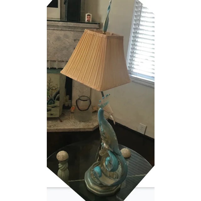 Mid-Century Alfredo Barbini Heron Murano for Camer Glass Table Lamp For Sale - Image 13 of 13