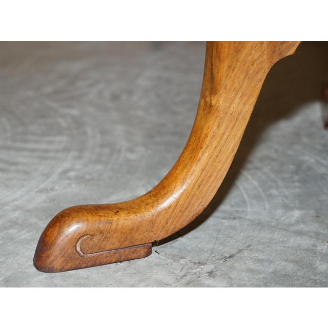 Victorian Walnut Tilt Top Side Occasional Tripod Table, 1880s For Sale - Image 11 of 16