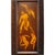 This antique bookcase, crafted from rich walnut, dates to approximately 1890. It features a classical design with...