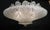 1960s 1960s Italian Clear Graniglia Murano Leaves Flush Mount For Sale - Image 5 of 10